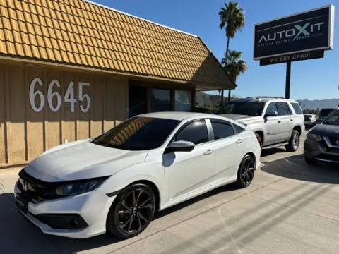 White 2019 Honda Civic Sport for sale in Riverside, CA