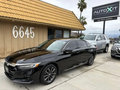 Black 2021 Honda Accord EX-L for sale in Riverside, CA