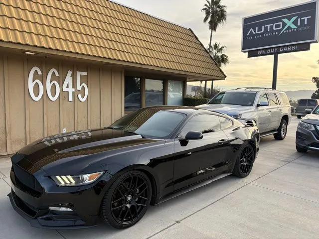 Black 2017 Ford Mustang V6 for sale in Riverside, CA