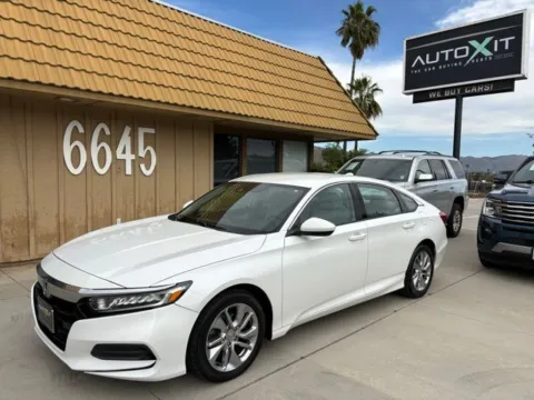 White 2018 Honda Accord LX for sale in Riverside, CA