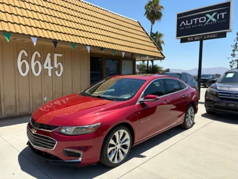 Red 2017 Chevrolet Malibu Premier for sale in Riverside, CA