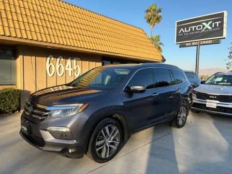 Gray 2017 Honda Pilot Touring for sale in Riverside, CA