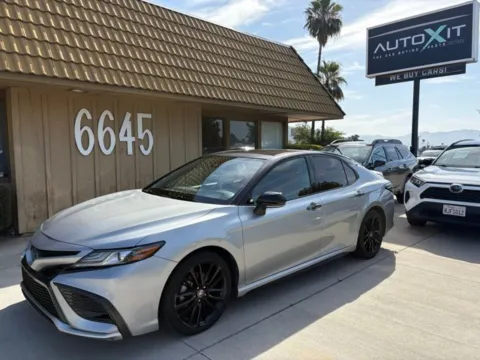 Black 2021 Toyota Camry XSE for sale in Riverside, CA