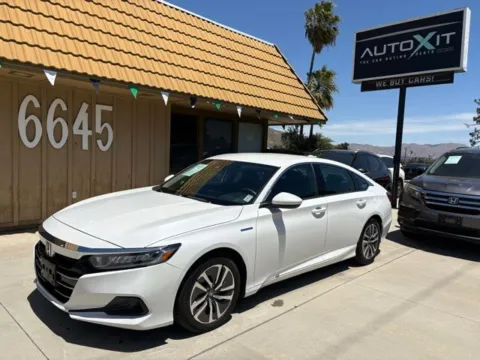 White 2022 Honda Accord Hybrid for sale in Riverside, CA