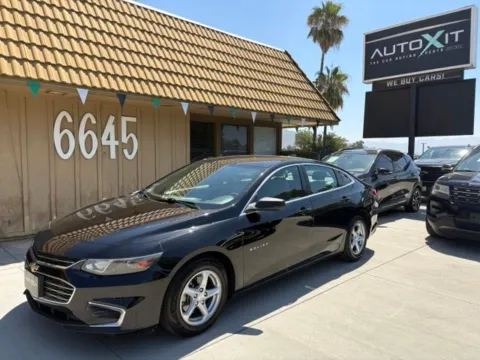 Black 2016 Chevrolet Malibu LS for sale in Riverside, CA