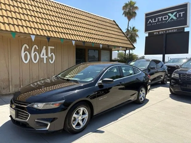 Black 2016 Chevrolet Malibu LS for sale in Riverside, CA