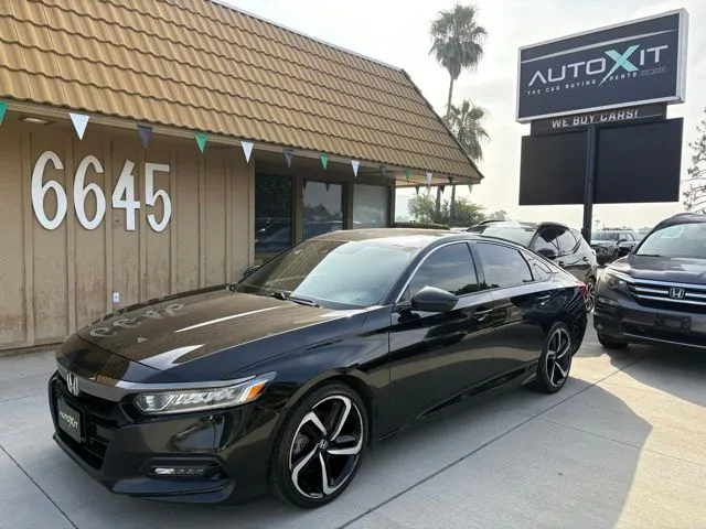 Black 2019 Honda Accord Sport for sale in Riverside, CA