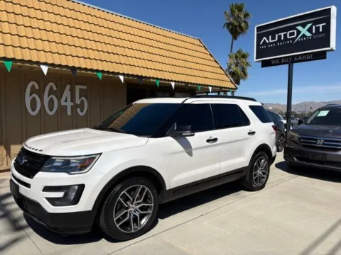 White 2016 Ford Explorer Sport for sale in Riverside, CA