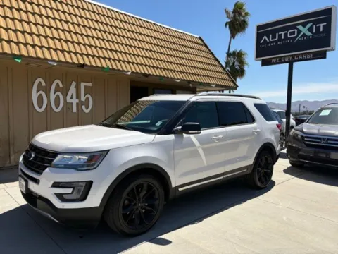 White 2017 Ford Explorer XLT for sale in Riverside, CA