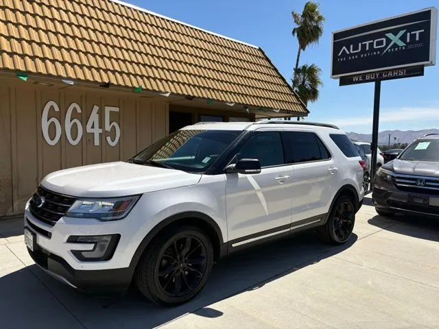 White 2017 Ford Explorer XLT for sale in Riverside, CA