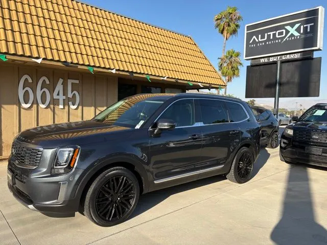 Gray 2020 Kia Telluride EX for sale in Riverside, CA