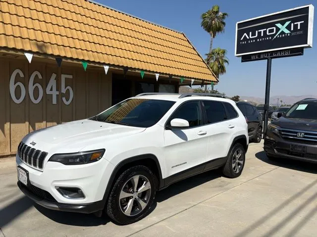 White 2020 Jeep Cherokee Limited for sale in Riverside, CA