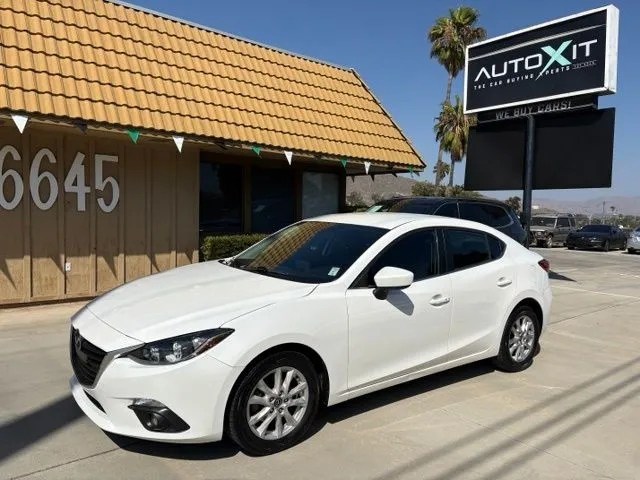 White 2015 Mazda Mazda3 i Touring for sale in Riverside, CA
