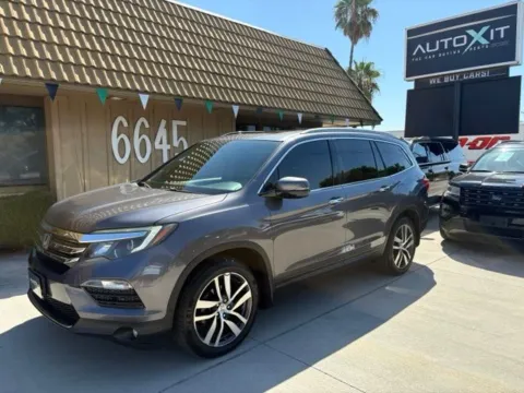 Gray 2017 Honda Pilot Touring for sale in Riverside, CA