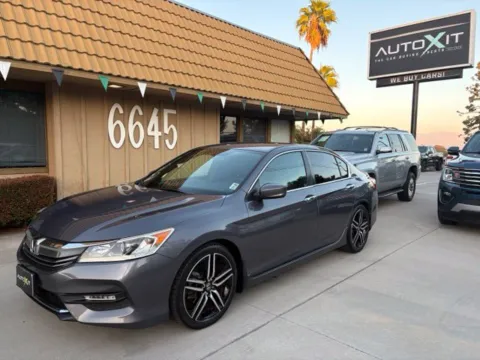 Gray 2016 Honda Accord Sport for sale in Riverside, CA