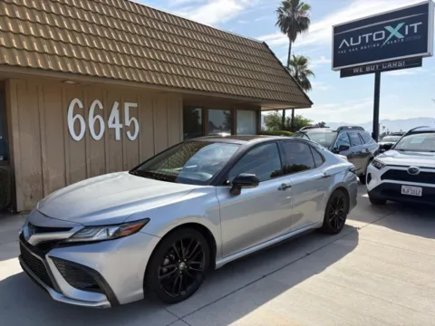 Black 2021 Toyota Camry XSE for sale in Riverside, CA