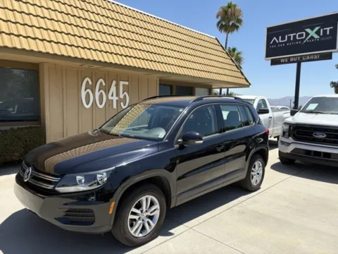 Black 2016 Volkswagen Tiguan S for sale in Riverside, CA
