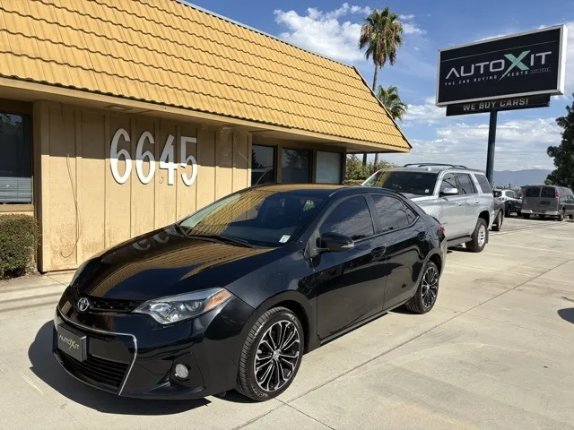 Black 2016 Toyota Corolla S Plus for sale in Riverside, CA