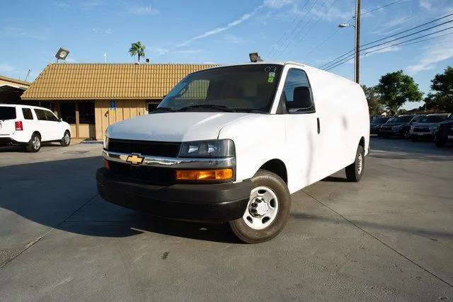 White 2018 Chevrolet Express 3500 Work Van for sale in Riverside, CA