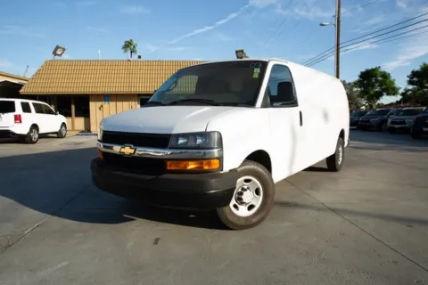 White 2018 Chevrolet Express 3500 Work Van for sale in Riverside, CA