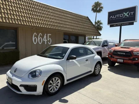 White 2018 Volkswagen Beetle 2.0T S for sale in Riverside, CA