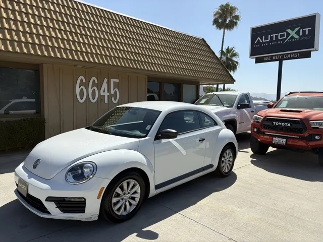 White 2018 Volkswagen Beetle 2.0T S for sale in Riverside, CA