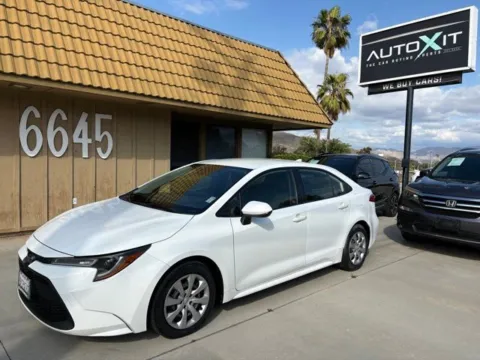 White 2022 Toyota Corolla LE for sale in Riverside, CA