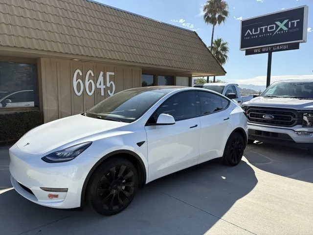 White 2020 Tesla Model Y Long Range for sale in Riverside, CA