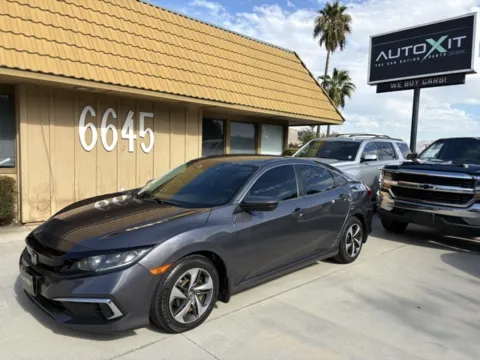 Gray 2019 Honda Civic LX for sale in Riverside, CA