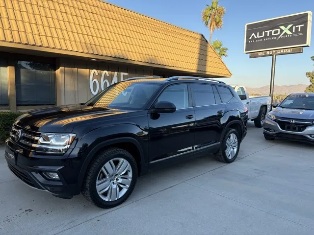 Black 2019 Volkswagen Atlas SEL for sale in Riverside, CA