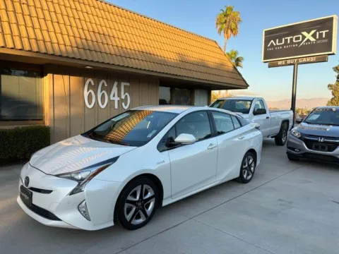 White 2017 Toyota Prius Three Touring for sale in Riverside, CA