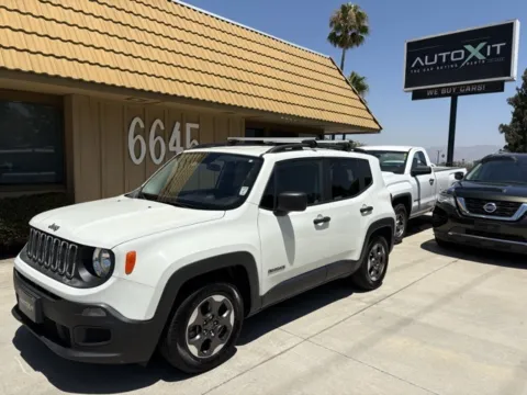 White 2017 Jeep Renegade Sport for sale in Riverside, CA