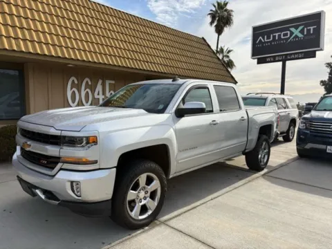 Silver 2018 Chevrolet Silverado 1500 LT for sale in Riverside, CA