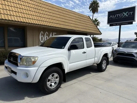 White 2005 Toyota Tacoma PreRunner for sale in Riverside, CA