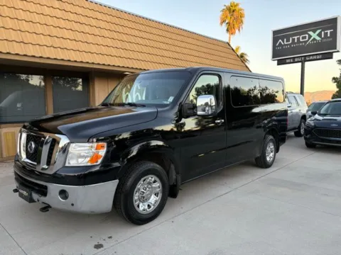 Black 2016 Nissan NV Passenger SL for sale in Riverside, CA