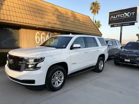White 2018 Chevrolet Tahoe LT for sale in Riverside, CA