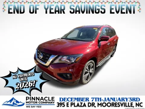 Another view of 2020 Nissan Pathfinder Platinum for sale in Mooresville, NC at Pinnacle Motor Company LKN