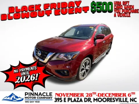 Another view of 2020 Nissan Pathfinder Platinum for sale in Mooresville, NC at Pinnacle Motor Company LKN