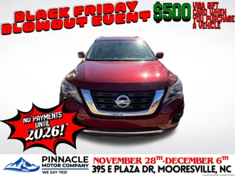 Photos of 2020 Nissan Pathfinder Platinum for sale in Mooresville, NC at Pinnacle Motor Company LKN