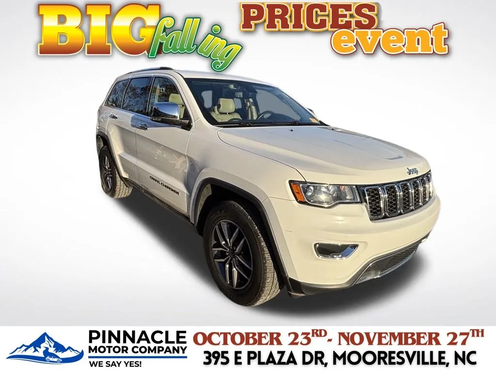 White 2019 Jeep Grand Cherokee Limited for sale in Mooresville, NC