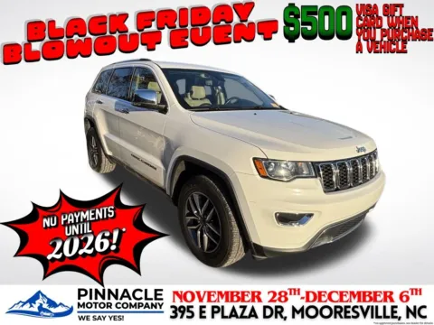 White 2019 Jeep Grand Cherokee Limited for sale in Mooresville, NC