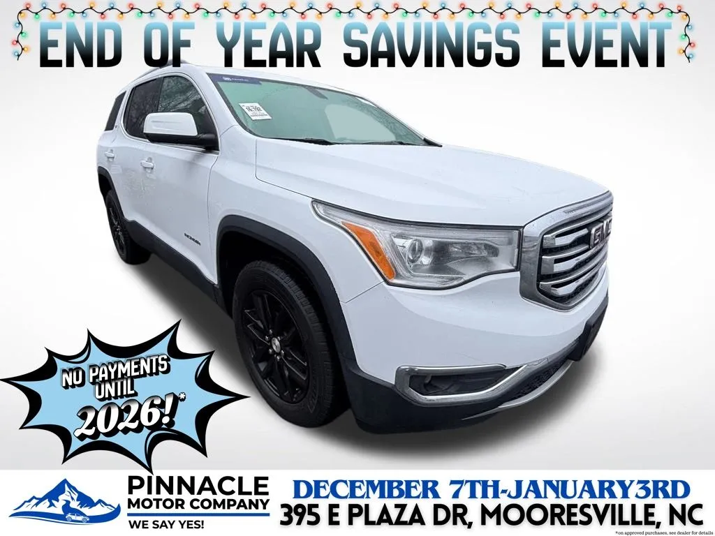 White 2019 GMC Acadia SLT-1 for sale in Mooresville, NC