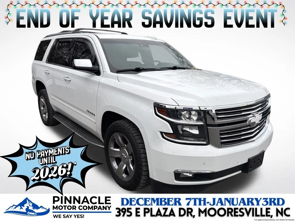 White 2017 Chevrolet Tahoe Premier for sale in Mooresville, NC