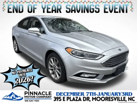 Silver 2017 Ford Fusion SE for sale in Mooresville, NC
