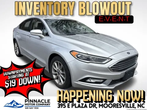Silver 2017 Ford Fusion SE for sale in Mooresville, NC