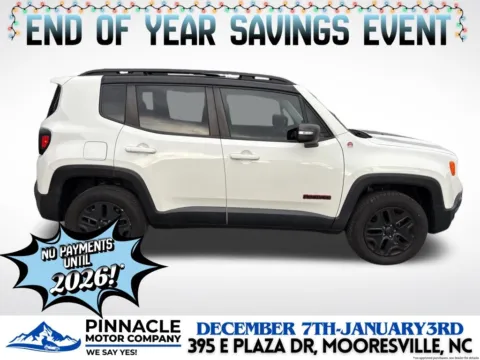 Photos of 2018 Jeep Renegade Trailhawk for sale in Mooresville, NC at Pinnacle Motor Company LKN