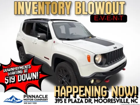 White 2018 Jeep Renegade Trailhawk for sale in Mooresville, NC