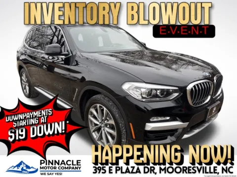 Black 2018 BMW X3 xDrive30i for sale in Mooresville, NC