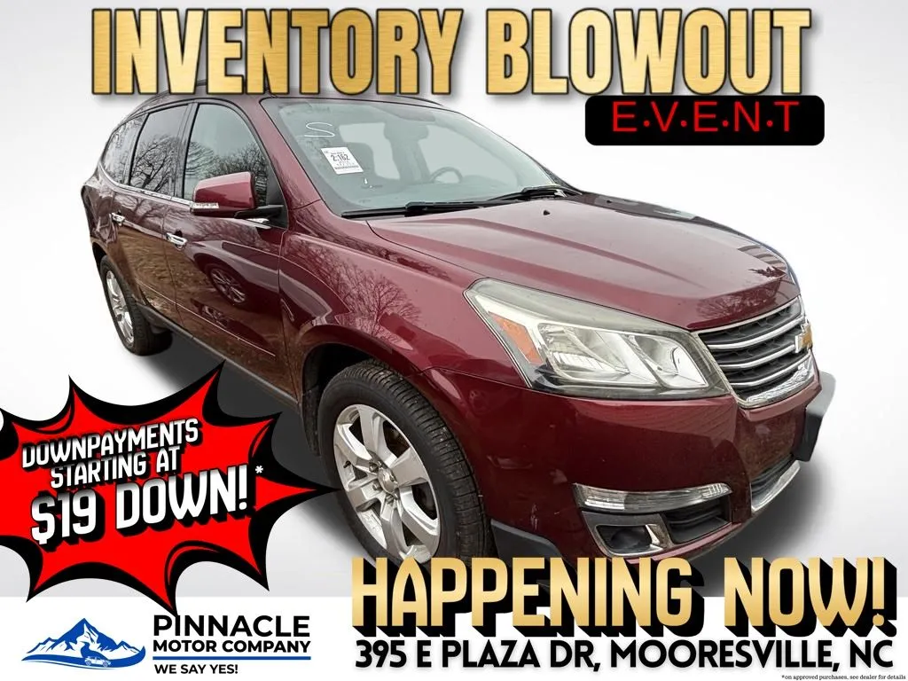 Red 2016 Chevrolet Traverse LT for sale in Mooresville, NC