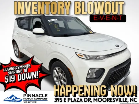 White 2021 Kia Soul S for sale in Mooresville, NC